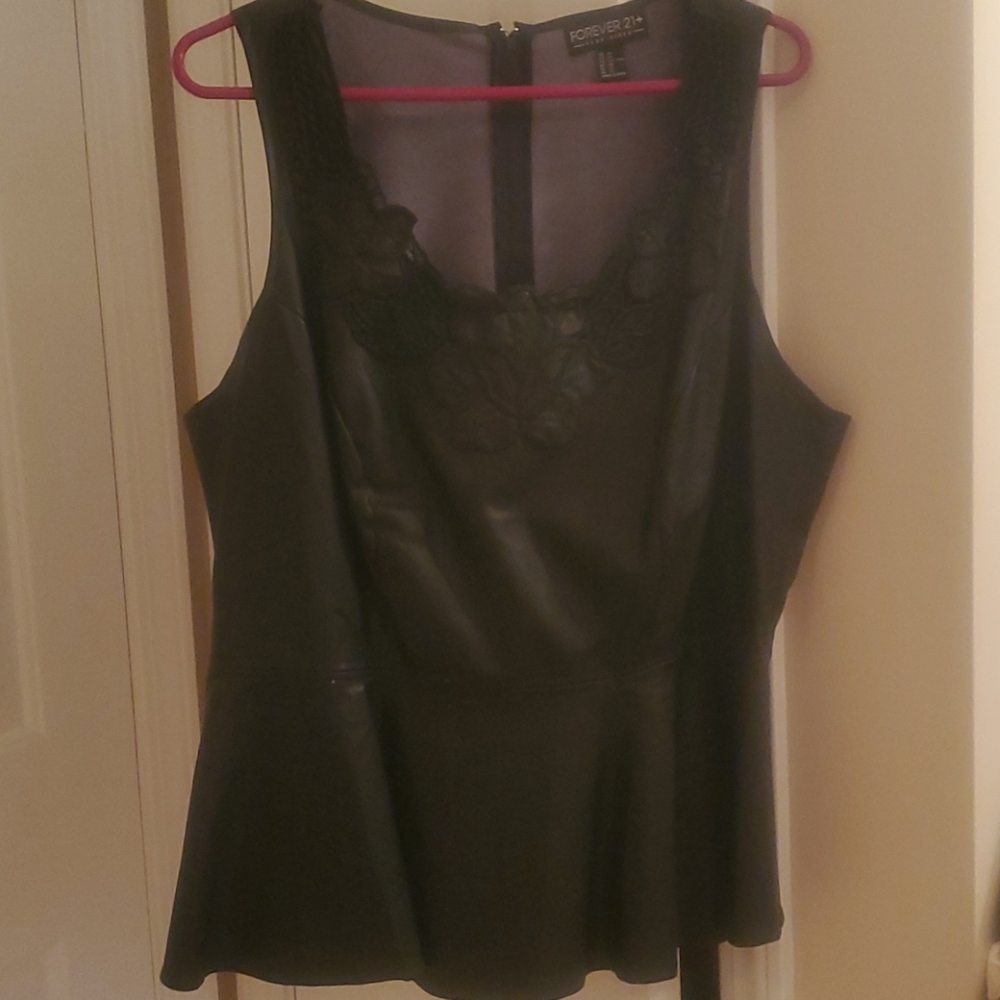 Peplum top never wor